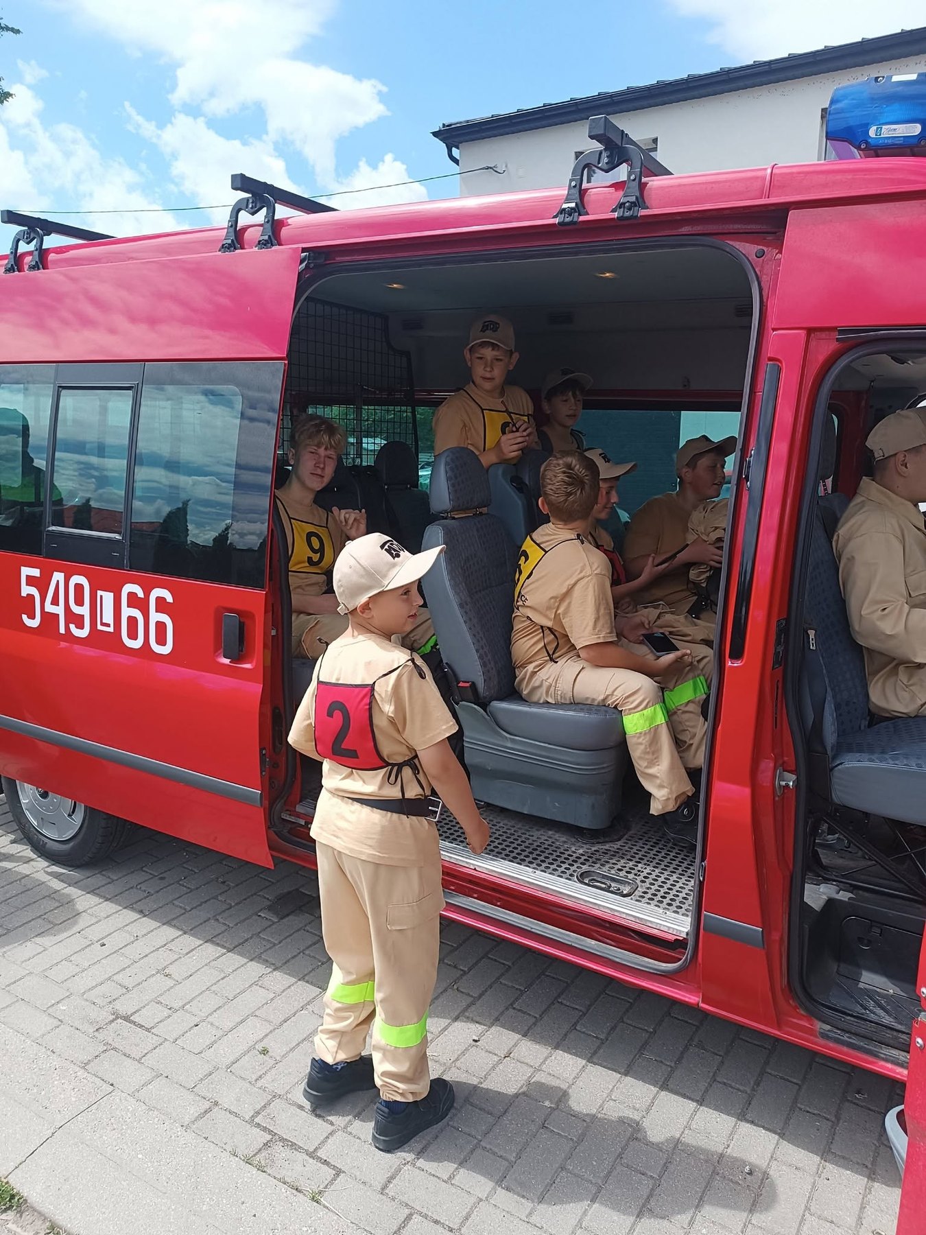 Młodzież podczas zawodów